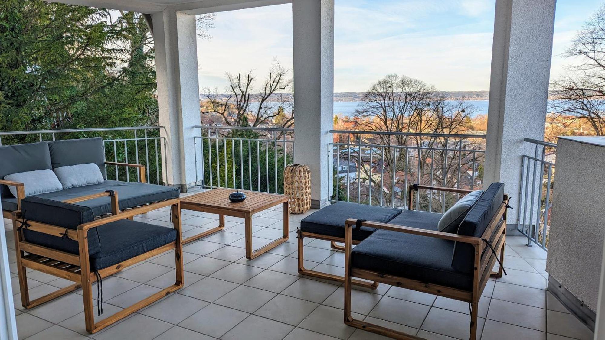 Liboria I Villa Mit Seeblick 10Min Vom See Herrsching am Ammersee Luaran gambar